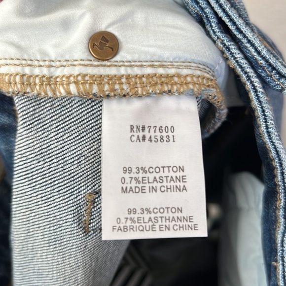 Free People Sandrine Rose The Virgin Label Distressed Jeans Size 27 - Picture 9 of 9